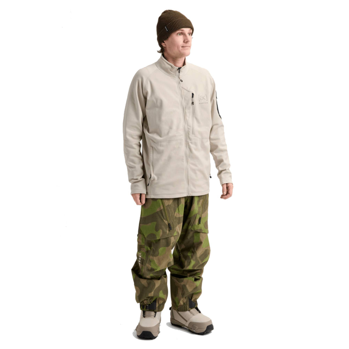 Burton AK Baker Mens Stretch FZ Fleece 2027