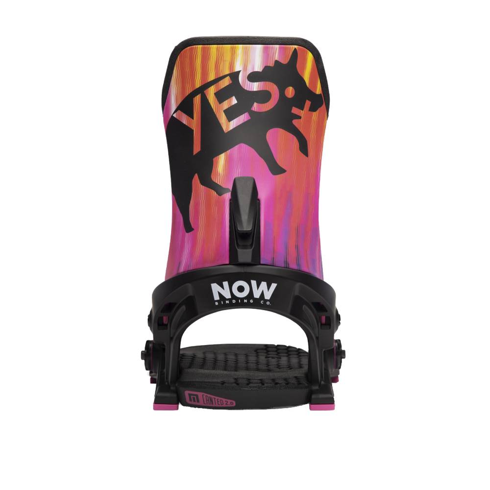 Now x YES Snowboard Bindings 2024 Left Back Detail