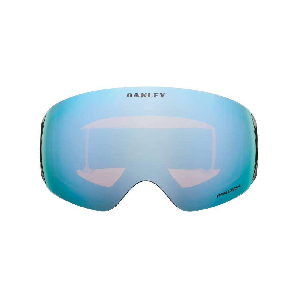 Oakley Flight Deck M Goggles 2024 Factory Pilot Black | Prizm Sapphire Iridium Front Detail