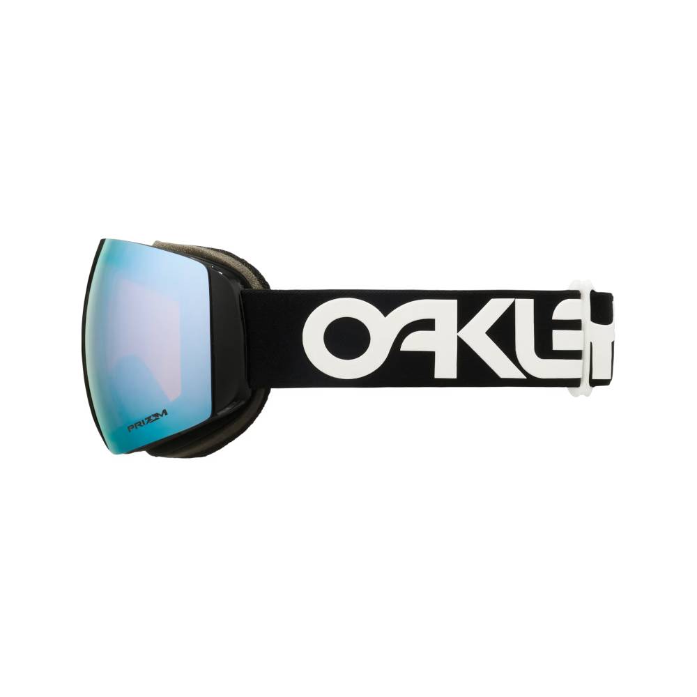 Oakley Flight Deck M Goggles 2024 Factory Pilot Black | Prizm Sapphire Iridium Side Profile Detail
