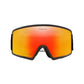 Oakley Target Line L Goggles 2024 Matte Black | Fire Iridium Front Detail 