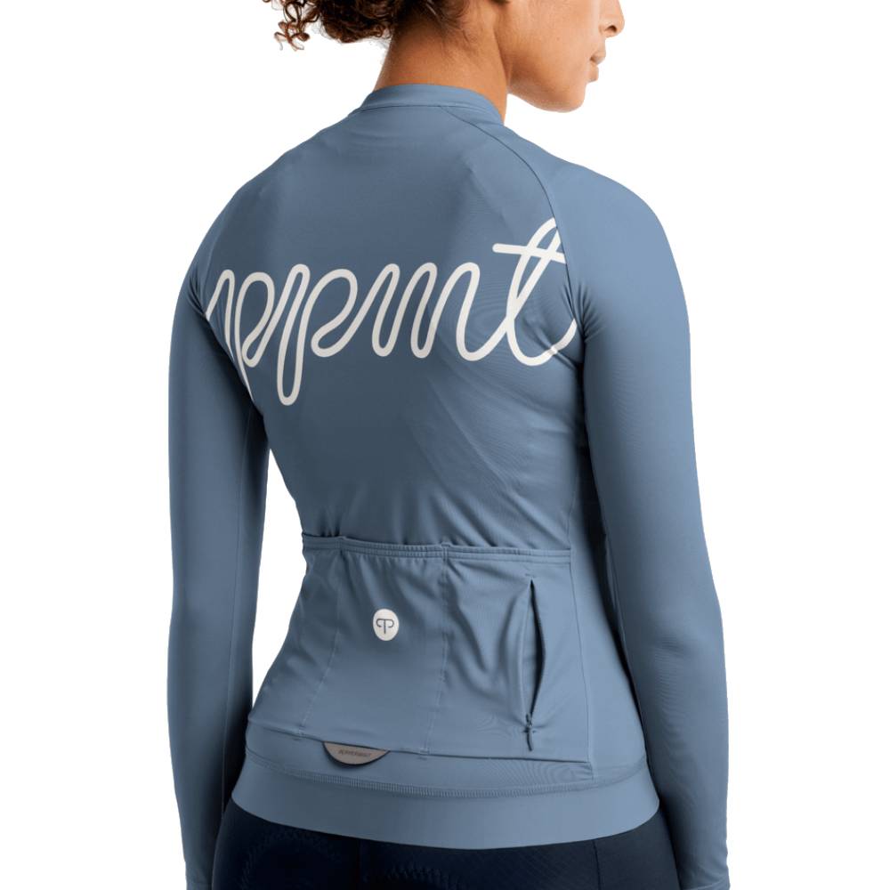 Peppermint Signature LS Womens Jersey Back Of Jersey Logo Detail