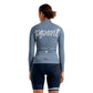 Peppermint Signature LS Womens Jersey Full Length On Model On Back Logo Writing Detail