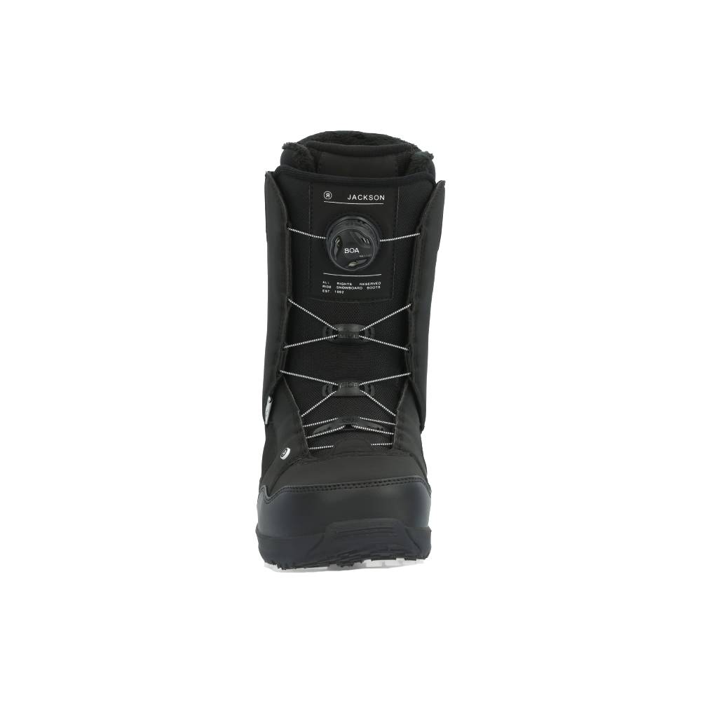 Ride Jackson Snowboard Boots 2024 Black Front View Detail