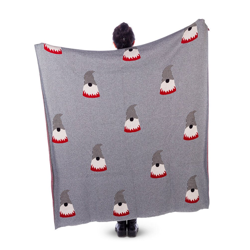 Abbott Allover Gnome Throw - Skiis & Biikes