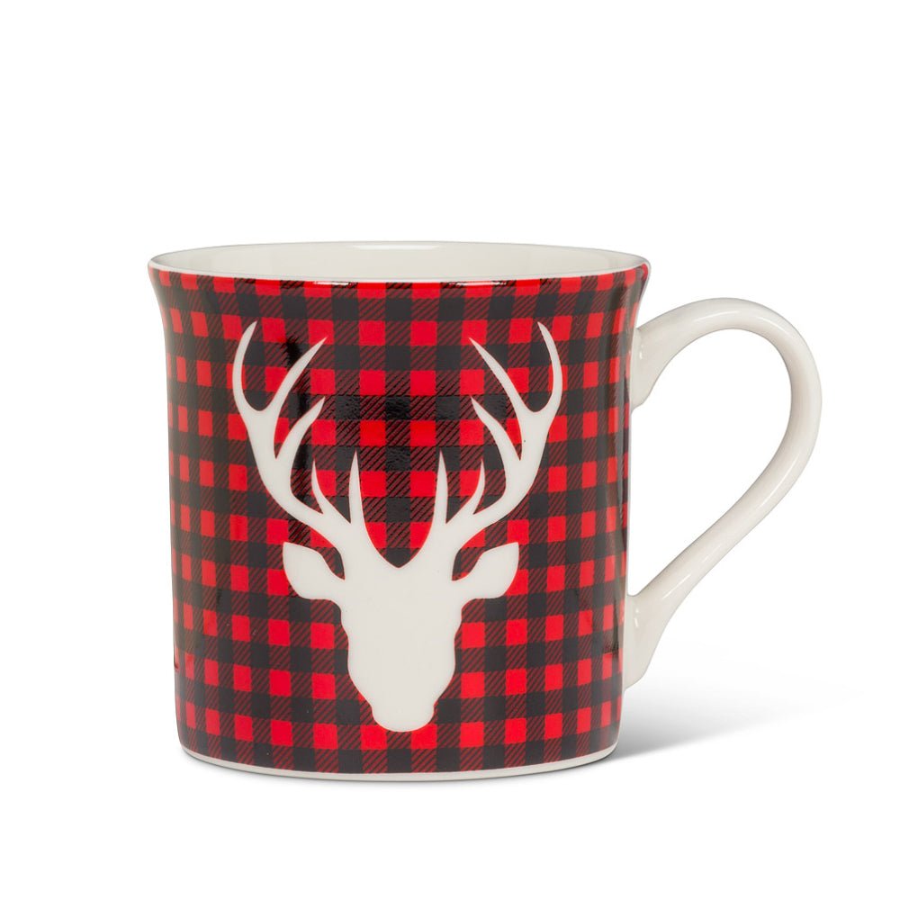 Abbott Buffalo Check Deer Mug - Skiis & Biikes