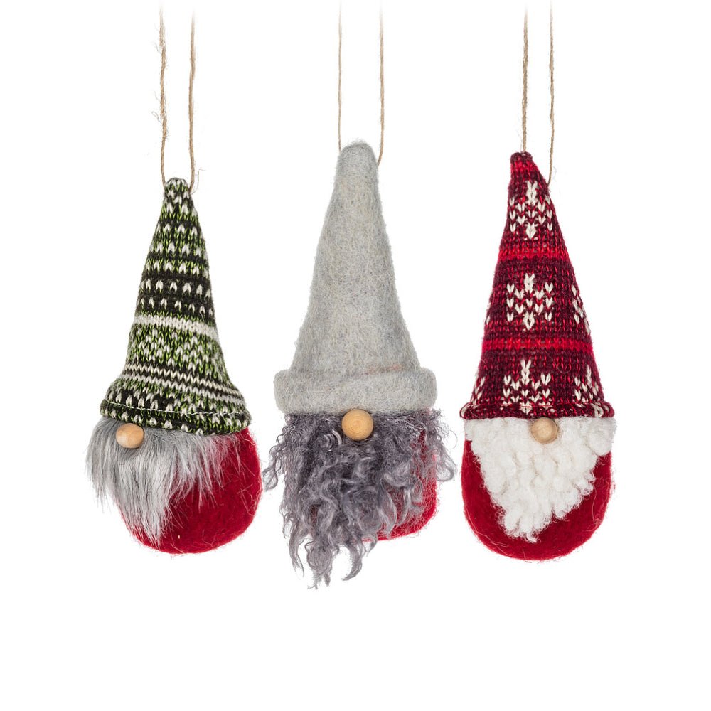 Abbott Extra Small Gnome Ornament - Skiis & Biikes