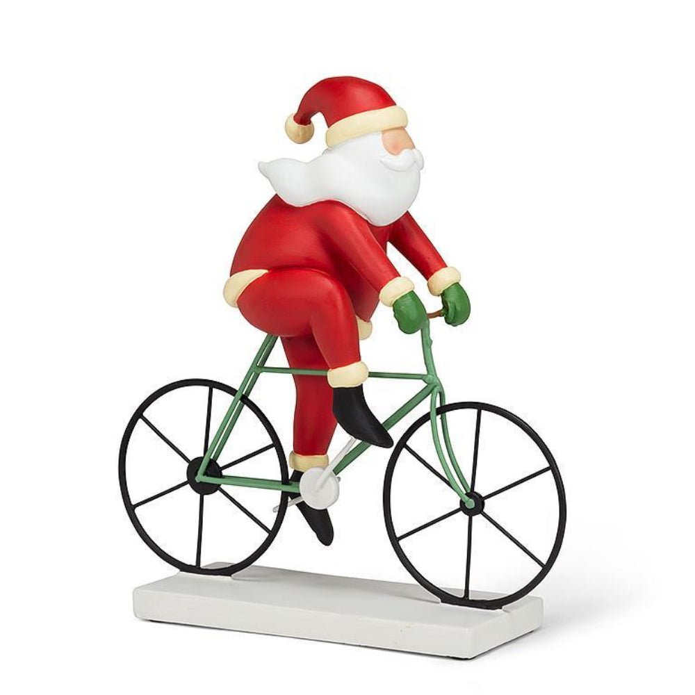 Abbott Modern Santa on Bike - Skiis & Biikes