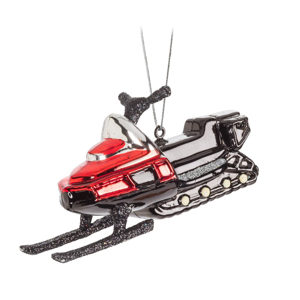 Abbott Snowmobile Ornament - Skiis & Biikes