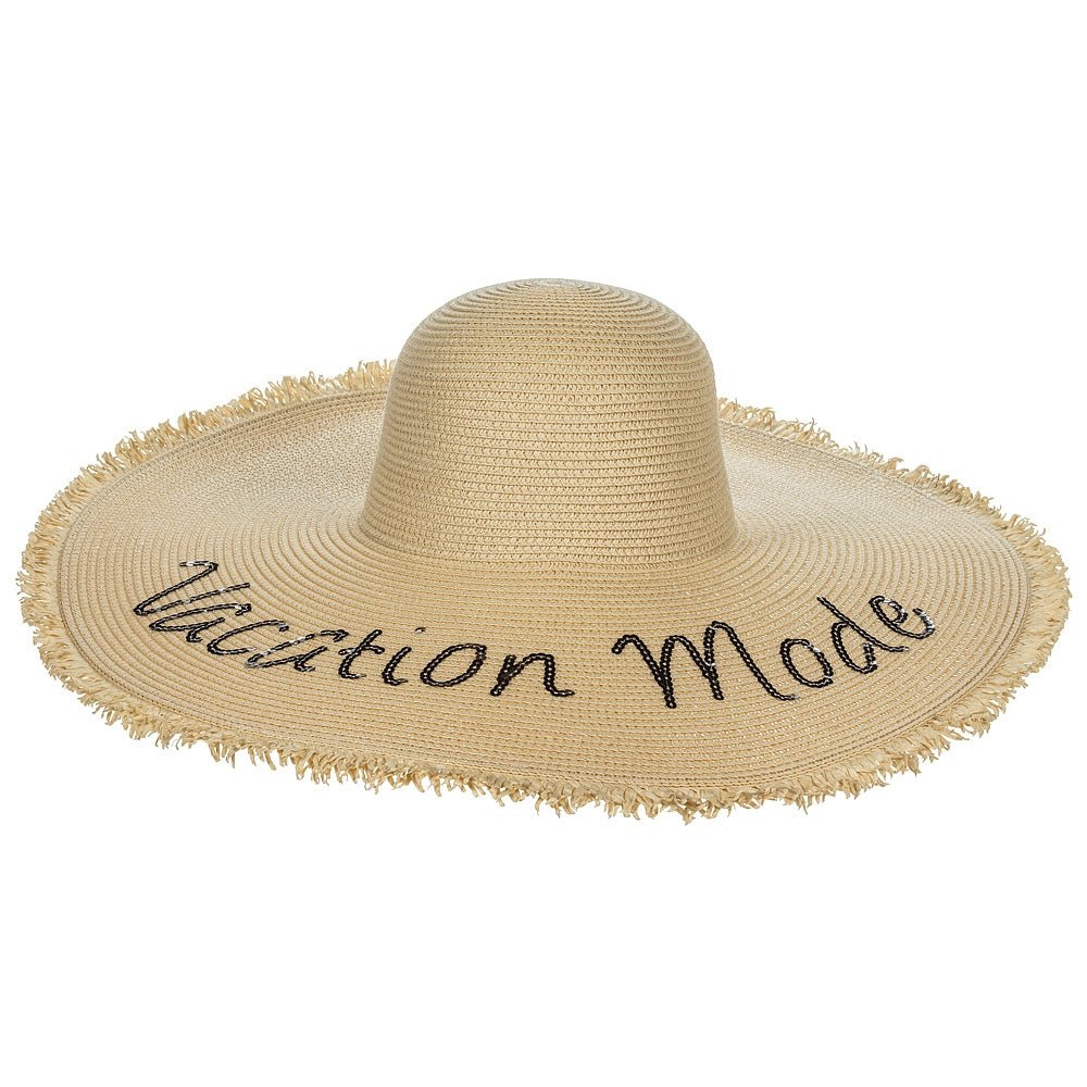 Abbott Vacation Mode Womens Sun Hat - Skiis & Biikes