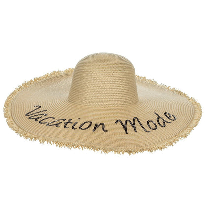 Abbott Vacation Mode Womens Sun Hat - Skiis & Biikes