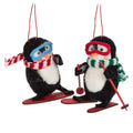 Abbott Winter Sport Penguin Ornament - Skiis & Biikes