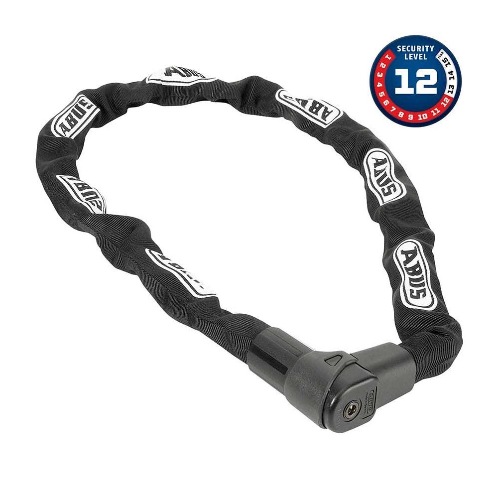 Abus City Chain 1010K Lock 9 mm x 85 cm Black - Skiis & Biikes