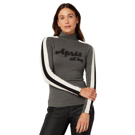 Alp N Rock Apres All Day Womens Mock Neck Shirt 2025 - Skiis & Biikes