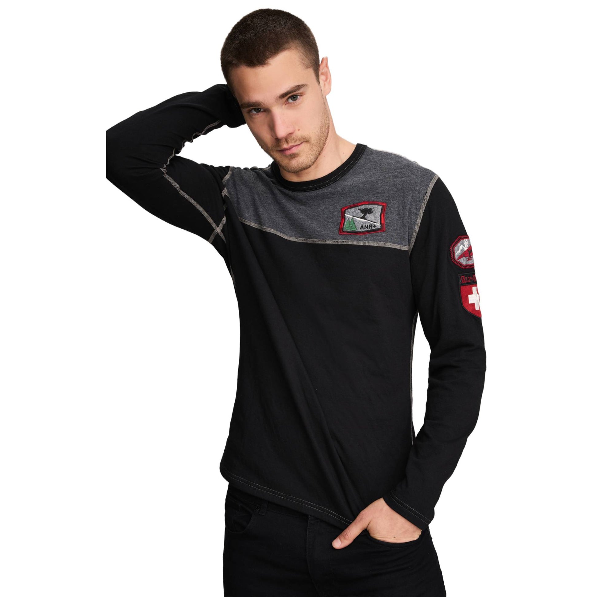 Alp N Rock Flight Mens Crew Shirt 2025 - Skiis & Biikes