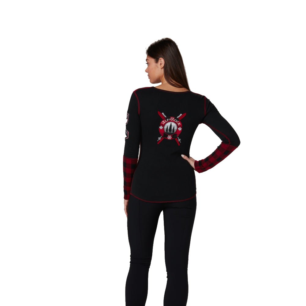 Alp N Rock Miley Canada Womens Henley 2023 - Skiis & Biikes