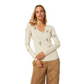 Alp N Rock Slope II Womens Henley Shirt 2025 - Skiis & Biikes