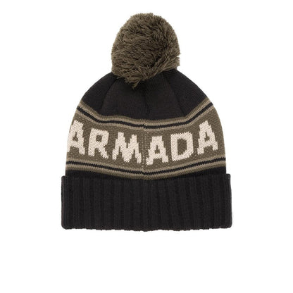 Armada Jacquard Knit Adult Pom Beanie - Skiis & Biikes