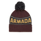 Armada Jacquard Knit Adult Pom Beanie - Skiis & Biikes