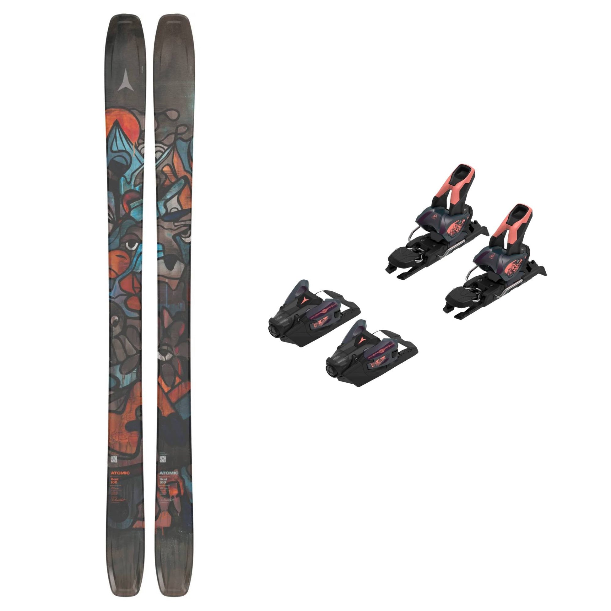 Atomic Bent 100 Ski and Strive 12 GW Bent Chetler Binding 2026 - Skiis & Biikes