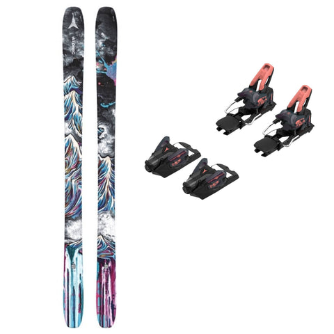 Atomic Bent 90 Ski and Atomic Strive 14 Bindings 2025 – Skiis & Biikes