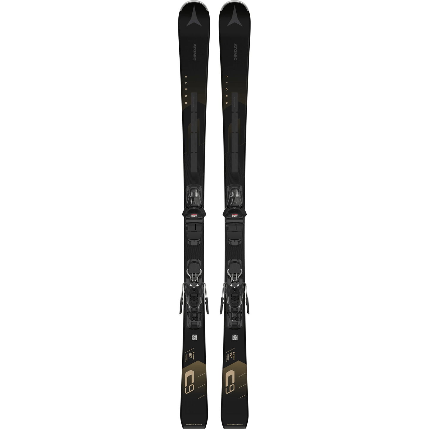 Atomic Cloud C9 RevoShock Light Womens Ski + M 10 GW Binding 2025 - Skiis & Biikes