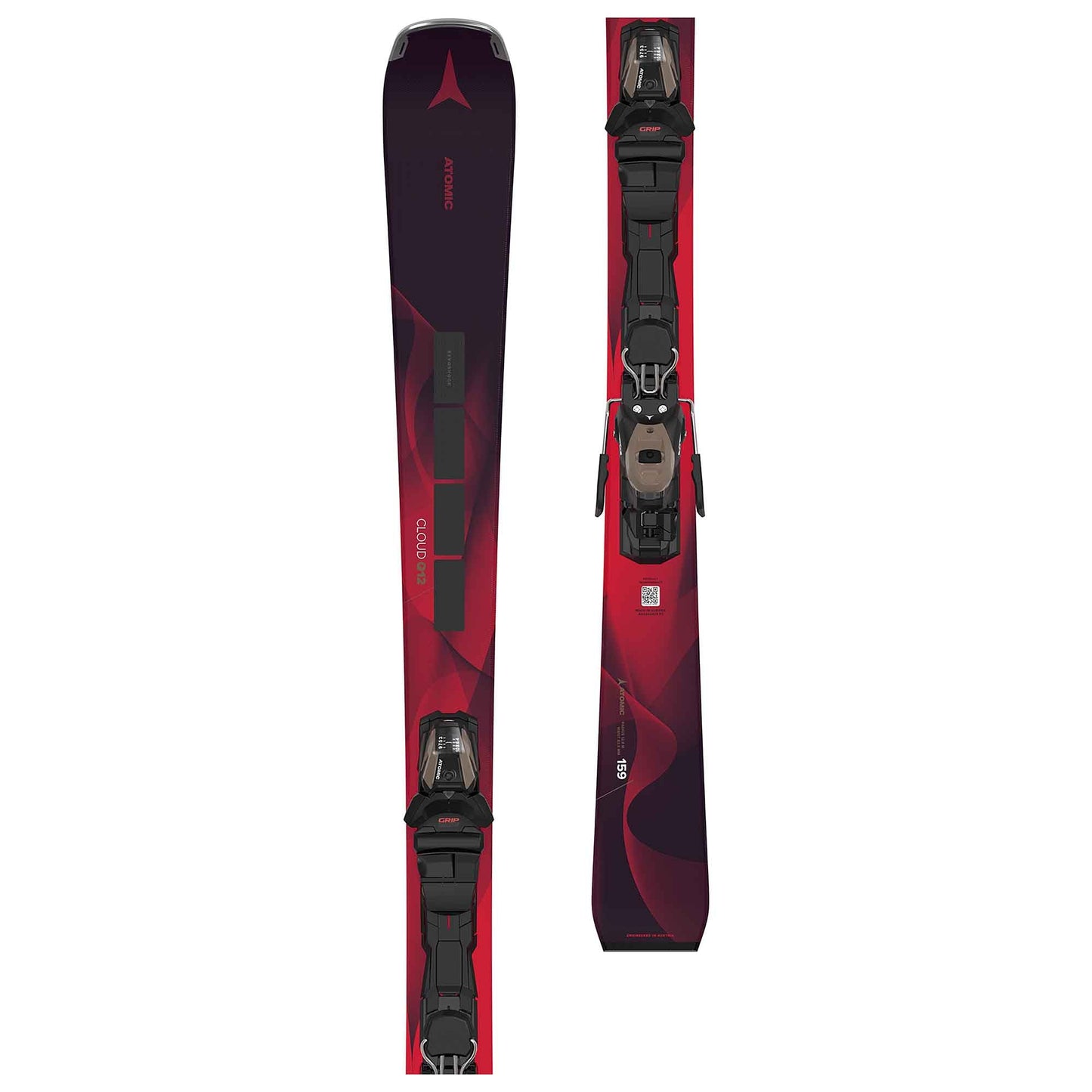 Atomic Cloud Q12 Revoshock C Womens Ski + M 10 GW Binding 2025 - Skiis & Biikes