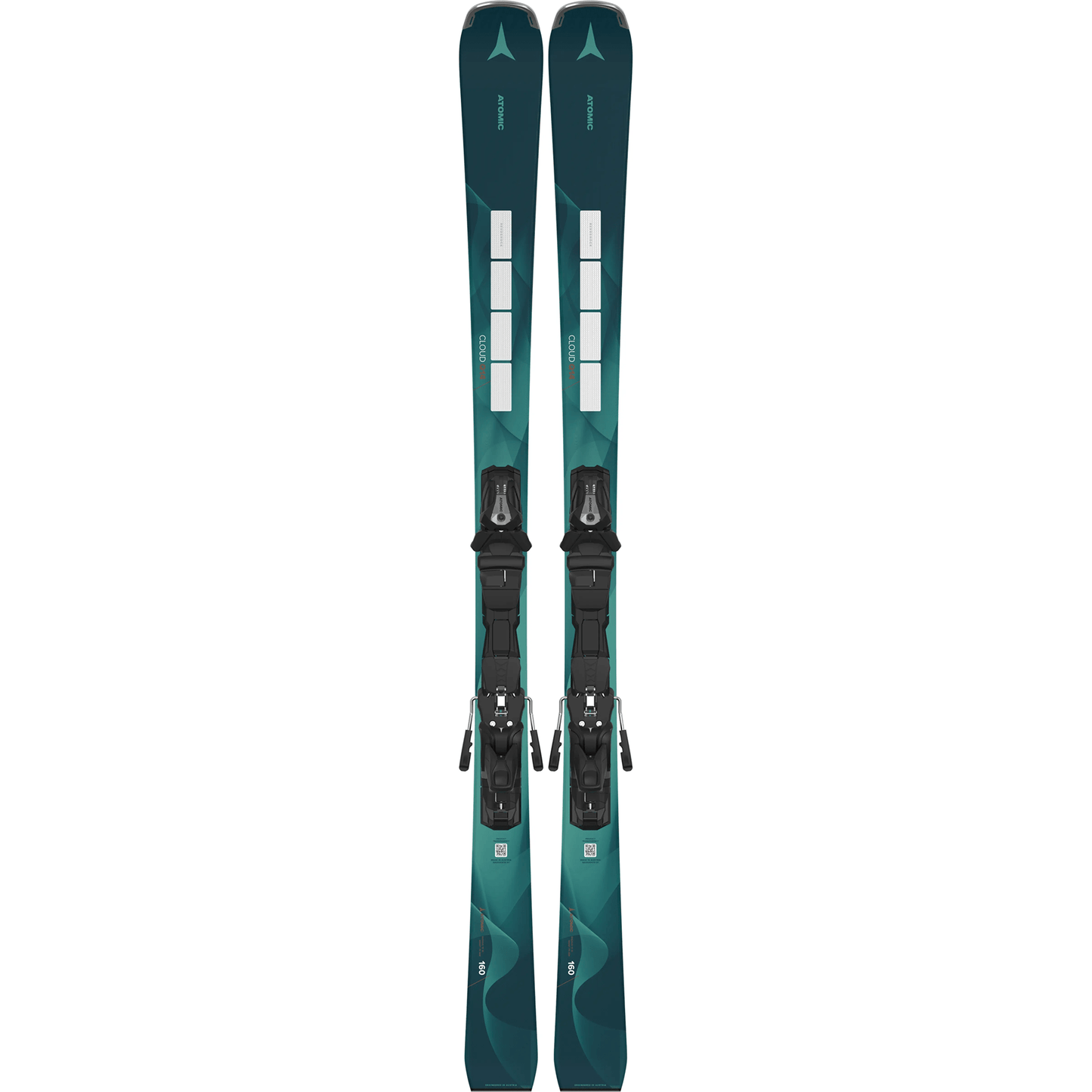 Atomic Cloud Q14 Revoshock S Womens Ski + MI 12 GW Binding 2025 - Skiis & Biikes