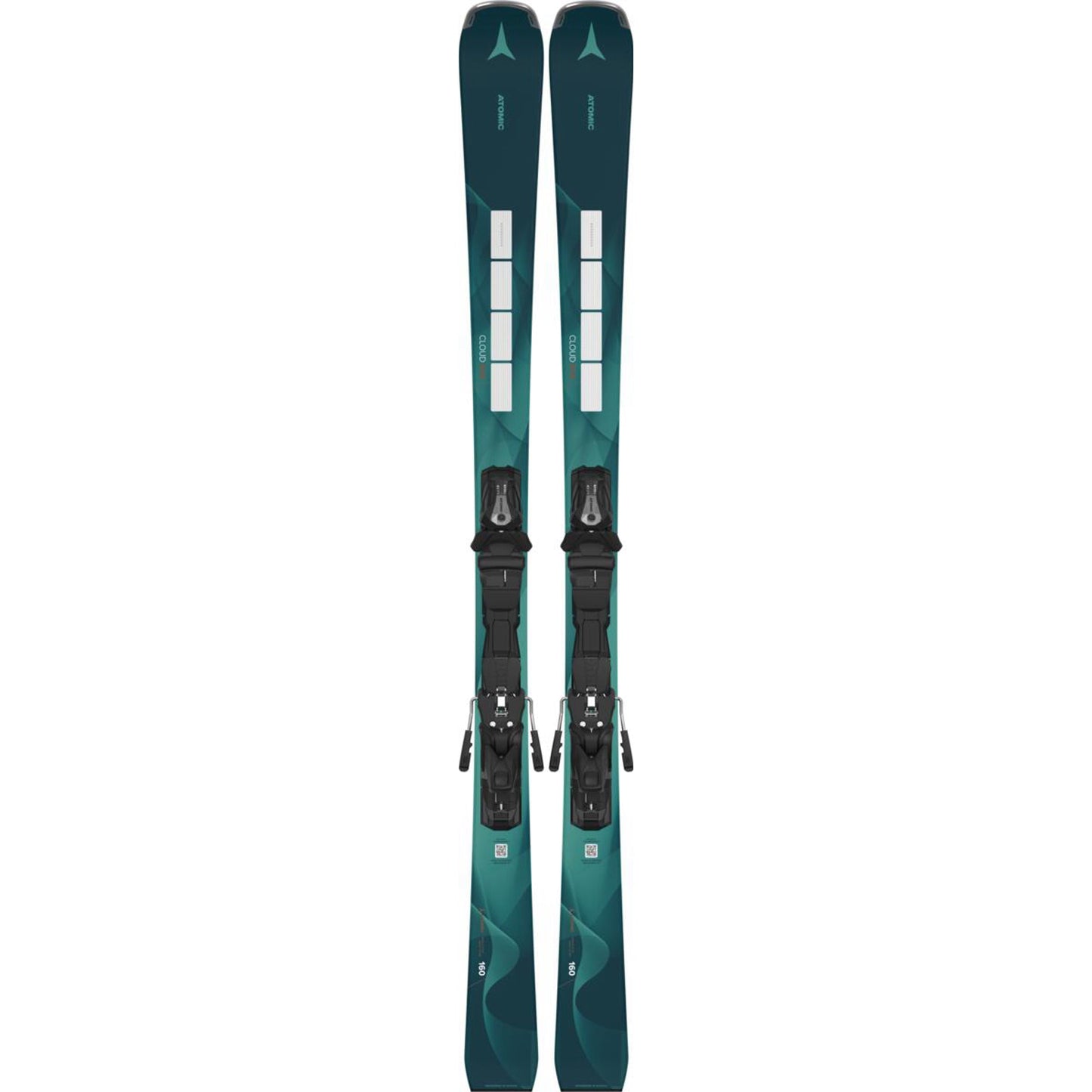 Atomic Cloud Q14 Revoshock S Womens Ski + MI 12 GW Binding 2026 - Skiis & Biikes