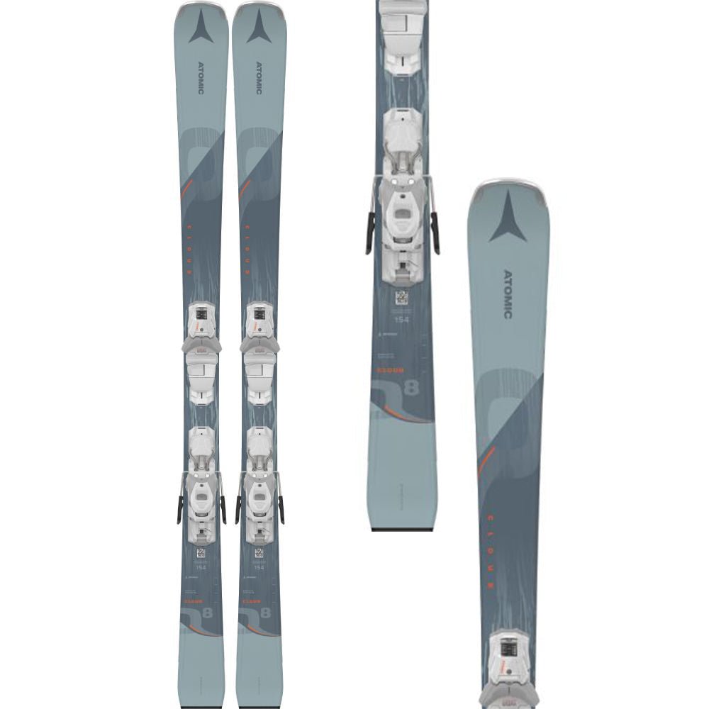 Atomic Cloud Q8 Womens Ski + M 10 GW Binding 2023 - Skiis & Biikes