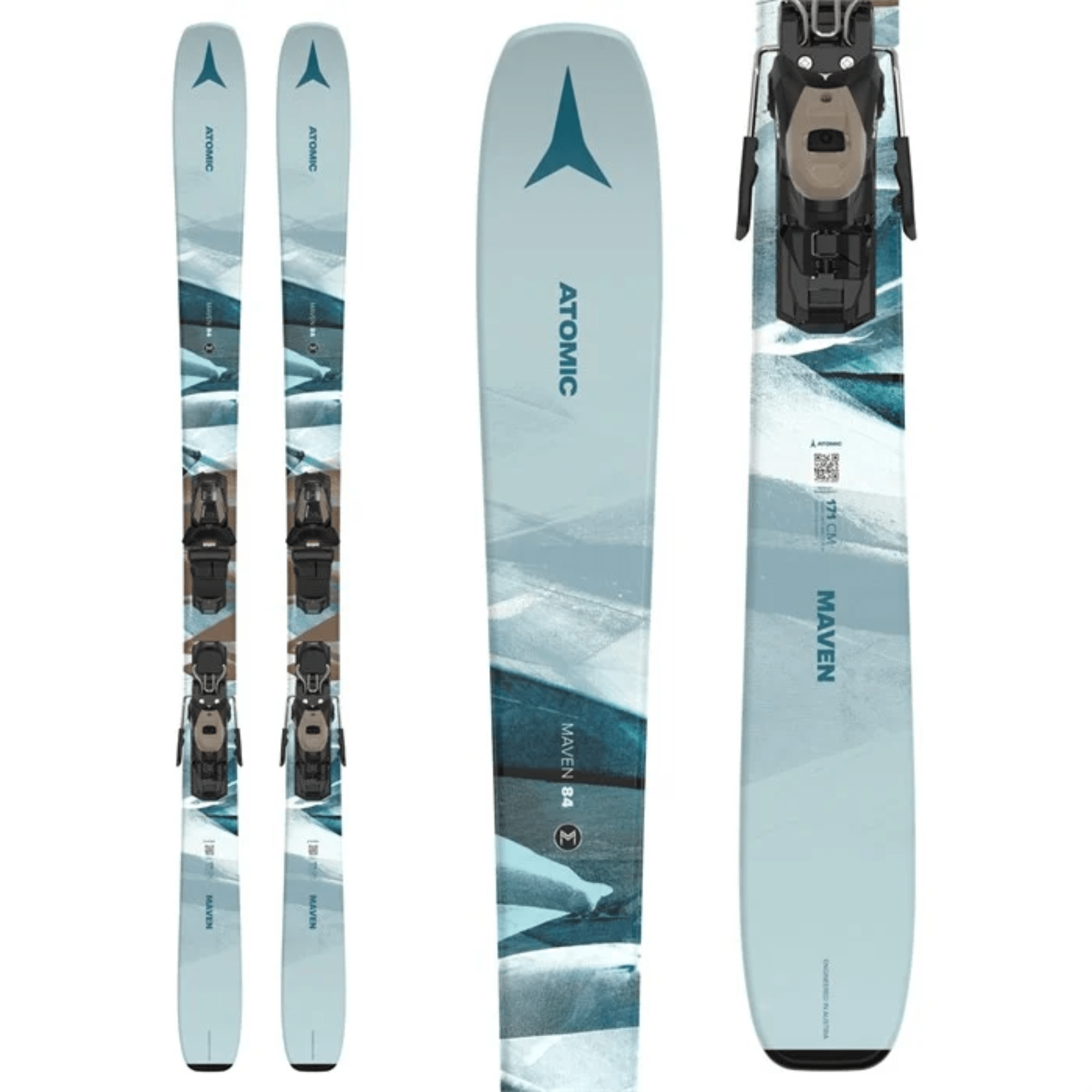 Alpine84 Atomic Maven 84 Womens Ski + M 10 GW Binding 2025 – Skiis & Biikes