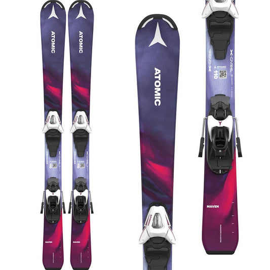 Atomic Maven Junior Ski 70 - 120 + C5 GW Binding 2024 - Skiis & Biikes