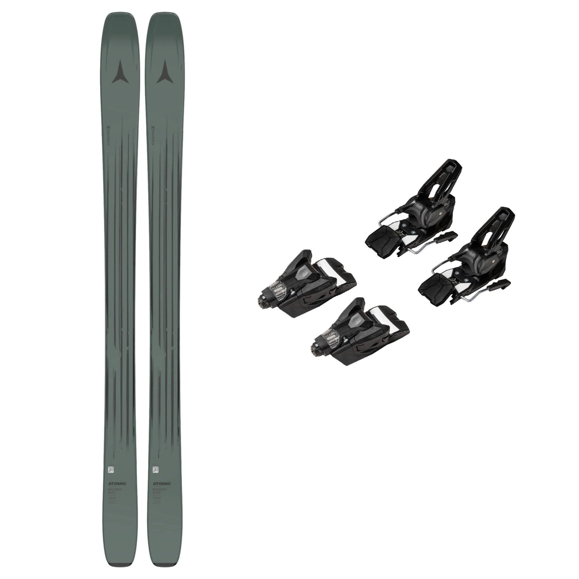 Atomic Maverick 96 CTI Ski and Armada Strive 14 GW Black Binding 2026 - Skiis & Biikes