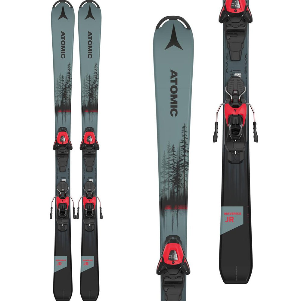 Atomic Maverick Junior Ski 130 - 150 + L6 GW Binding 2024 - Skiis & Biikes