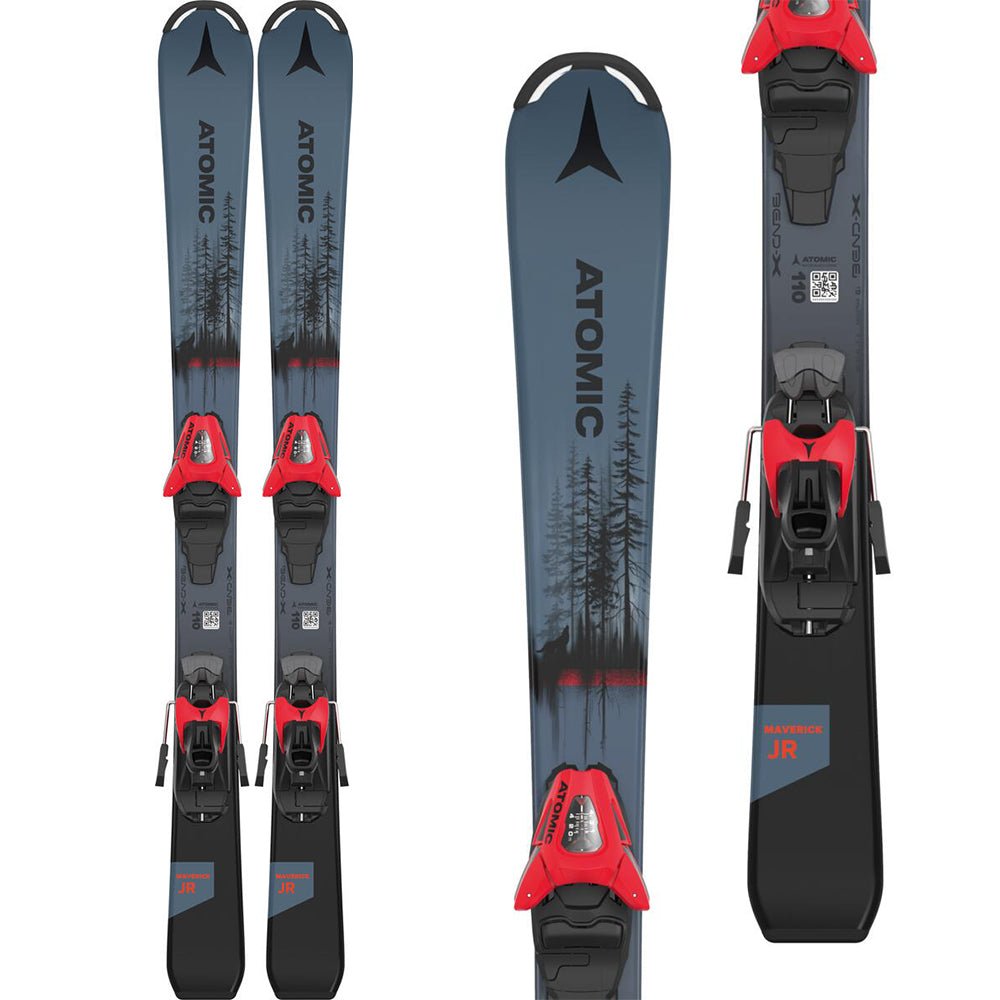 Atomic Maverick Junior Ski 70 - 120 + C5 GW Binding 2024 - Skiis & Biikes