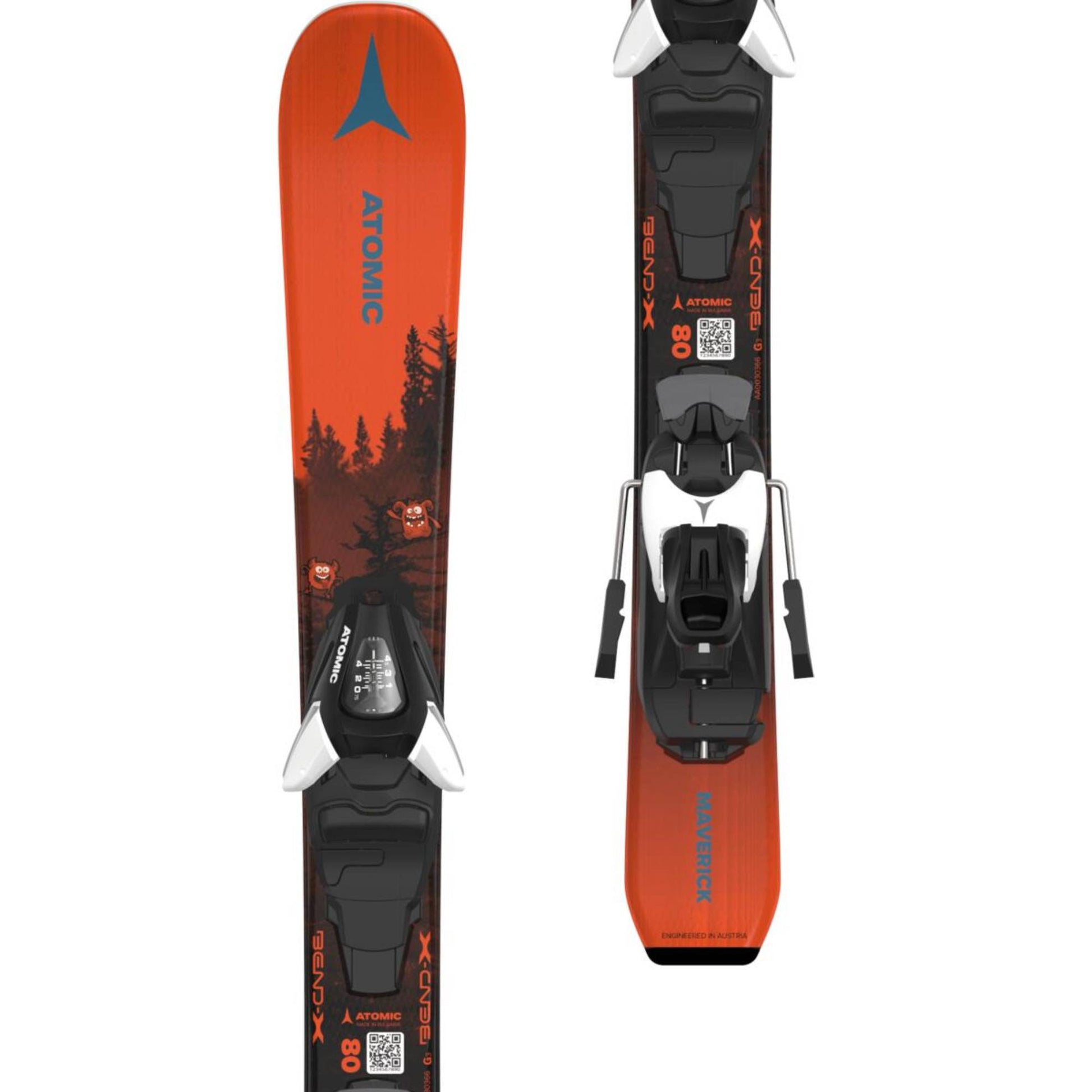 Atomic Maverick Junior Ski 70 - 120 + C5 GW Binding 2026 - Skiis & Biikes