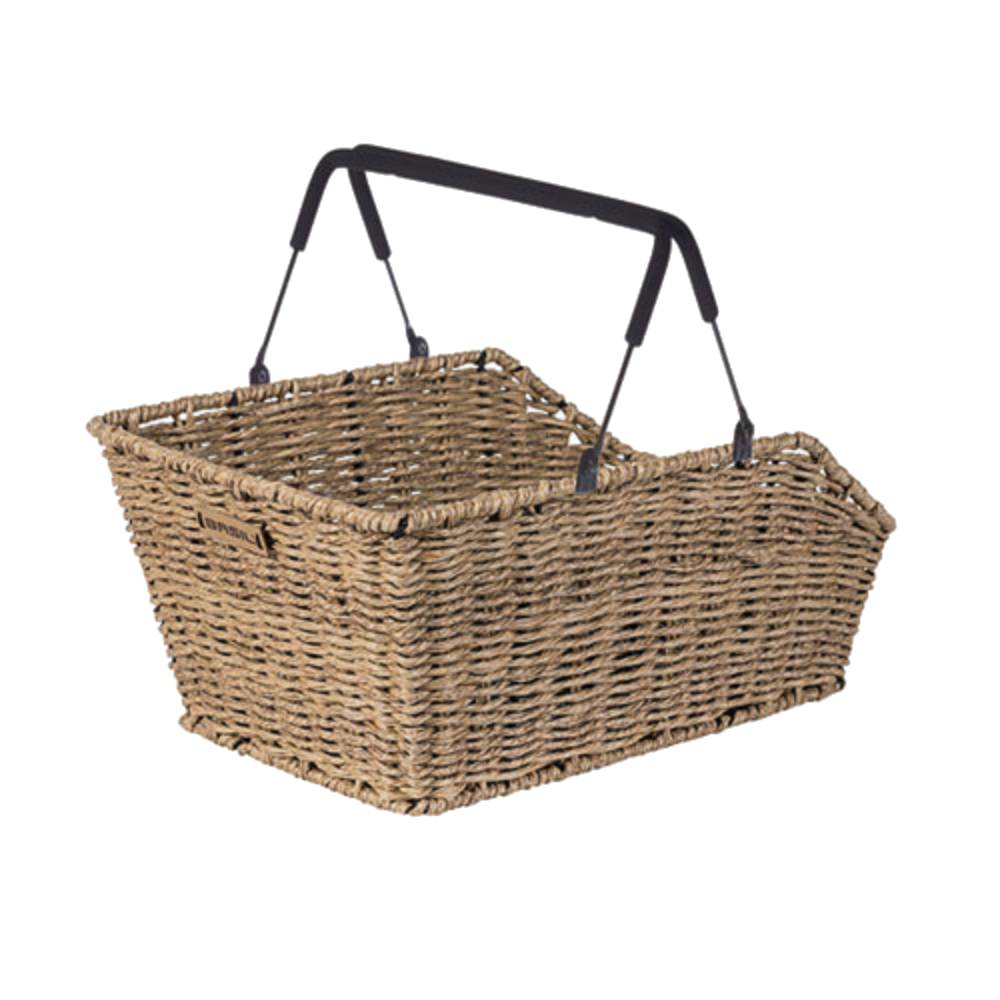 Basil Cento MIK Rear Basket 46x34x26 cm Seagrass - Skiis & Biikes