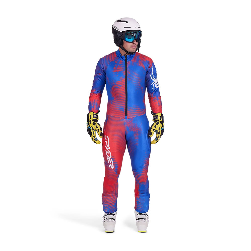 Spyder Performance Gs Kids Race Suit - Black/Multi | Snowcentre