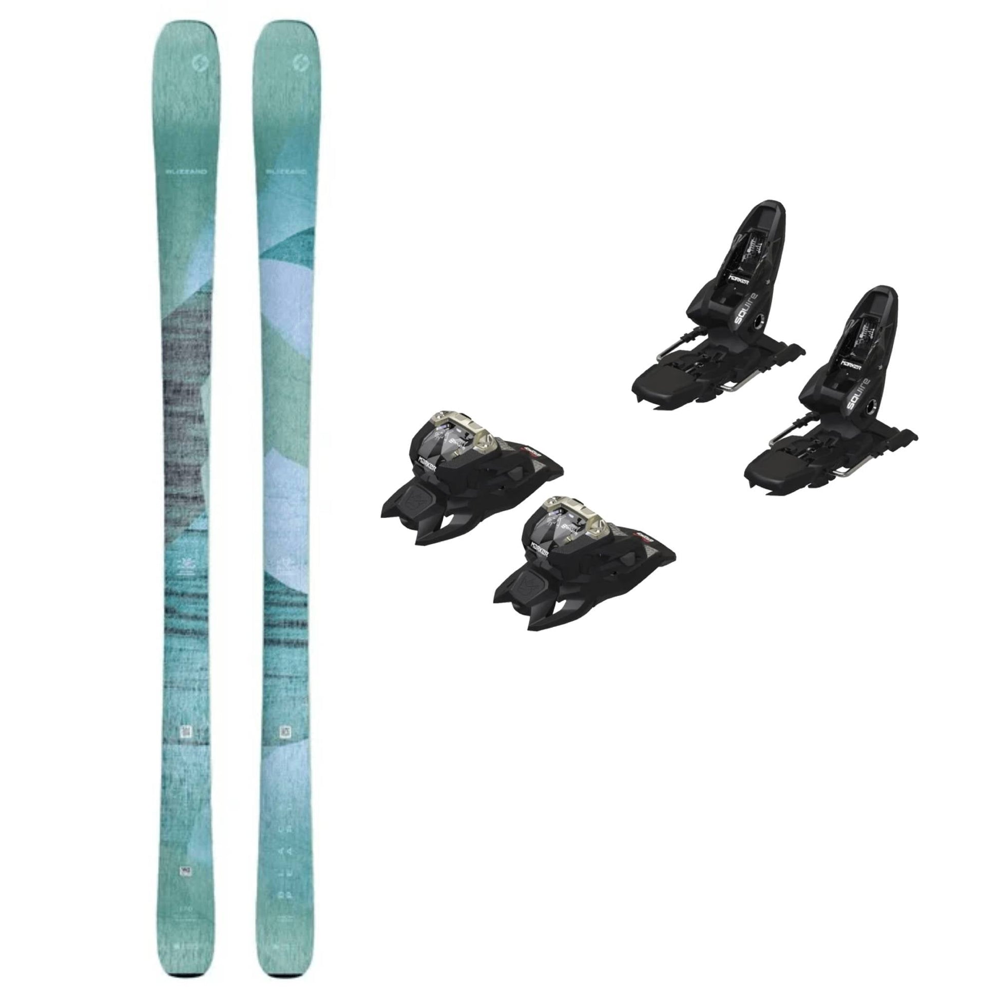 Black Pearl 84 Ski and Marker Squire 11 Bindings 2025 - Skiis & Biikes