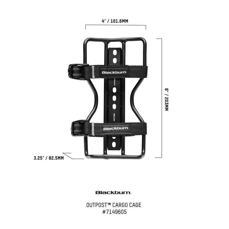 Blackburn Outpost Elite Cargo Cage - Skiis & Biikes