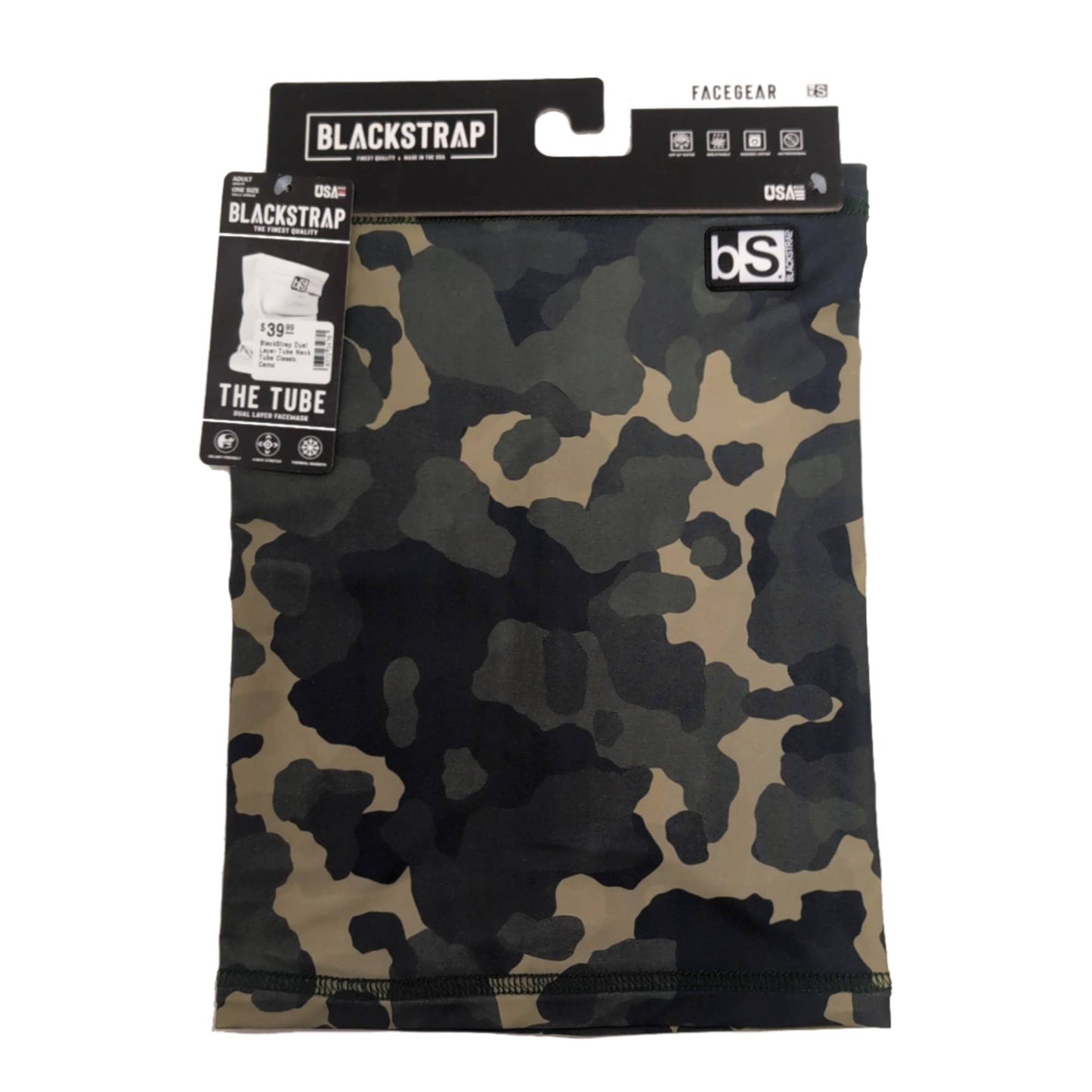 BlackStrap Dual Layer Tube Neck Tube - Skiis & Biikes