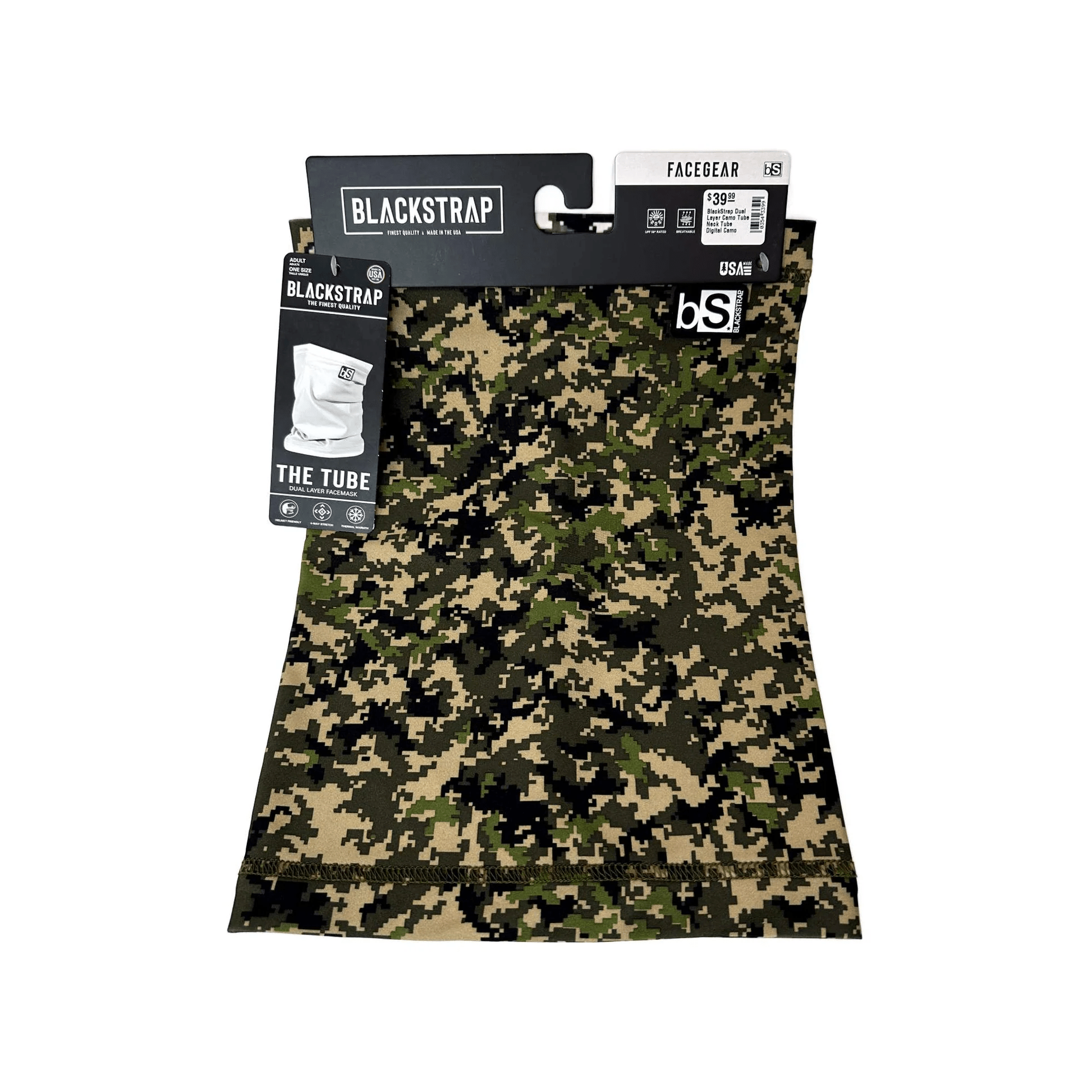 BlackStrap Dual Layer Tube Neck Tube - Skiis & Biikes