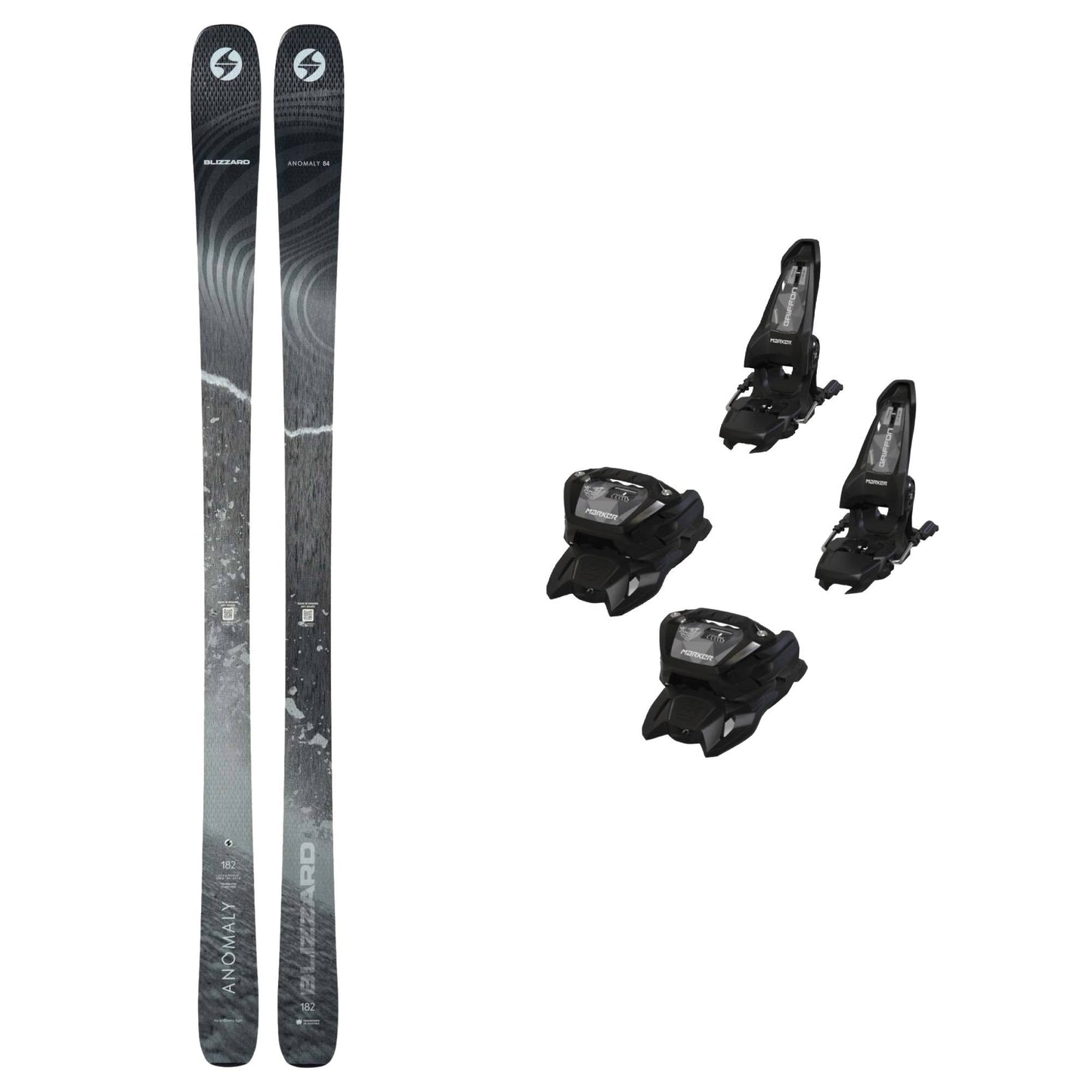 Blizzard Anomaly 84 Ski + Griffon 13 Bindings 2026 Bundle - Skiis & Biikes