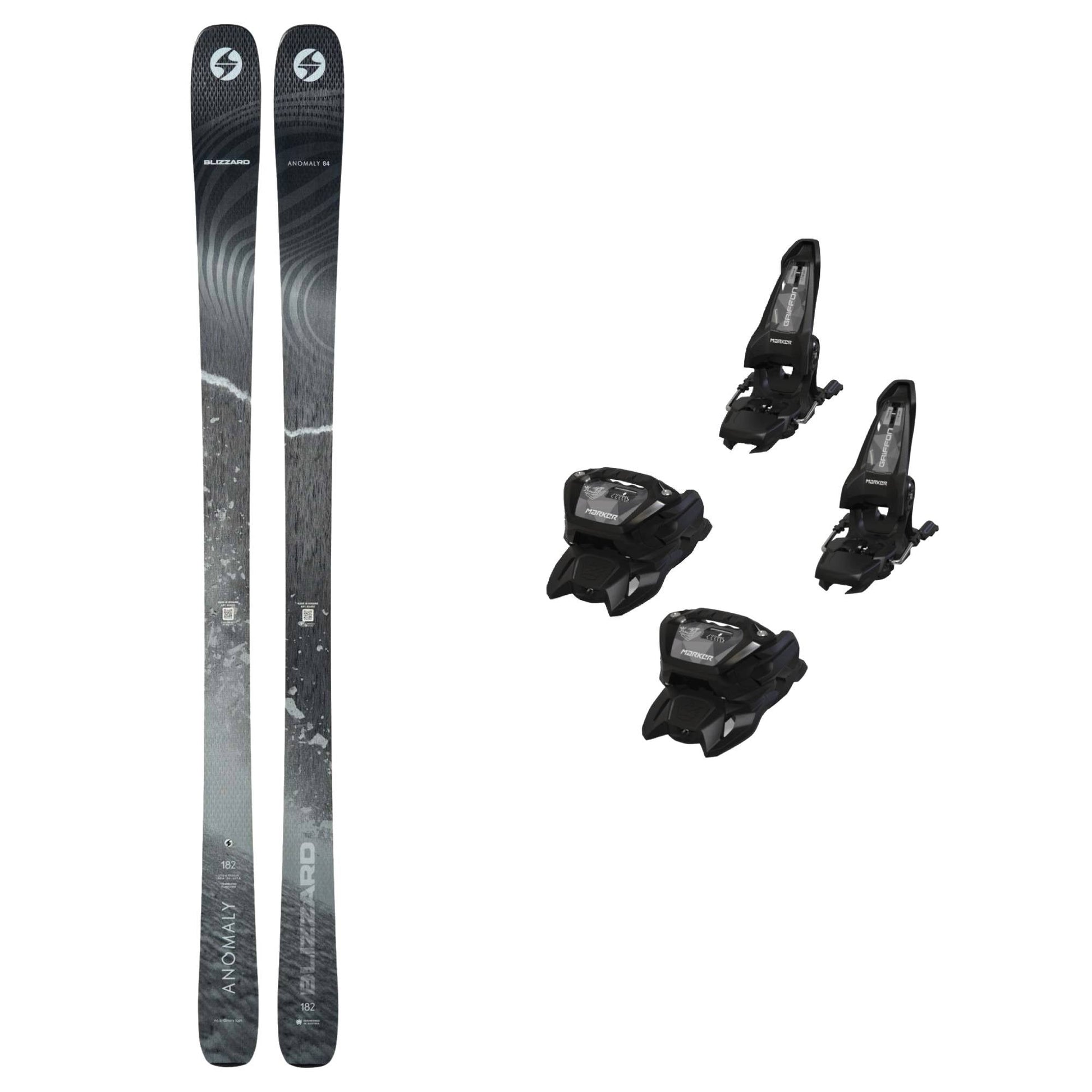 Blizzard Anomaly 84 Ski + Griffon 13 Bindings 2026 Bundle - Skiis & Biikes
