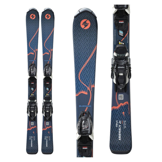Blizzard Anomaly Junior Ski 100 - 130 Ski + FDT 4.5 Binding 2025 - Skiis & Biikes