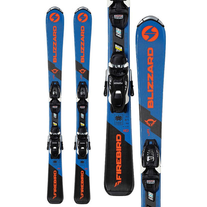 Blizzard Firebird Junior Ski 100 - 120 + FDT JR 4.5 GW Binding 2024 - Skiis & Biikes