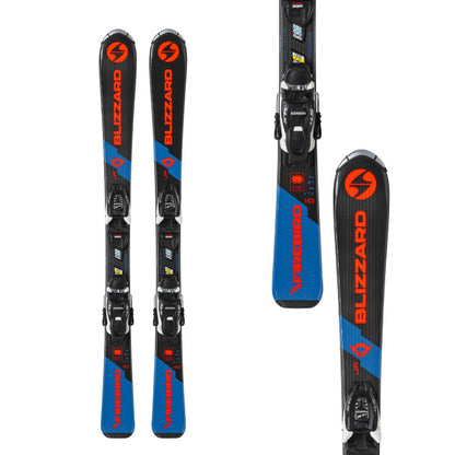 Blizzard Firebird Junior Ski 130 - 140 + FDT JR 7.0 GW Binding 2023 - Skiis & Biikes