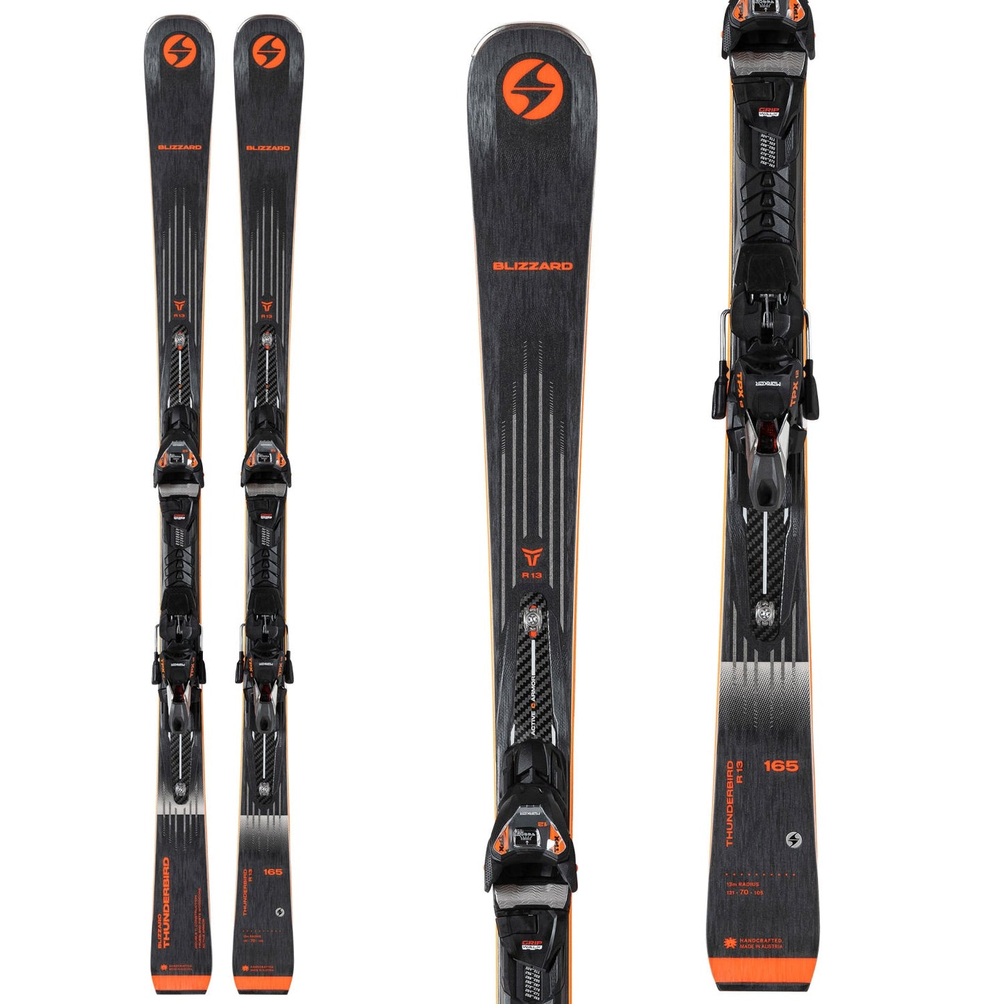 Blizzard Thunderbird R13 Ski + TPX 12 GW Binding With FDT Race Plate 2023 - Skiis & Biikes