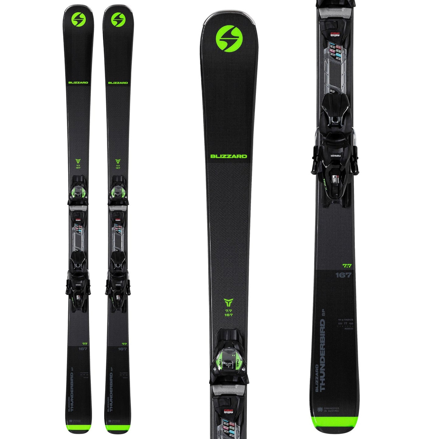 Blizzard Thunderbird SP 7.7 Ski + TPC 11 GW Binding 2023 - Skiis & Biikes