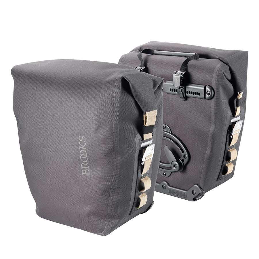 Brooks Lands End Rear Pannier Slate - Skiis & Biikes